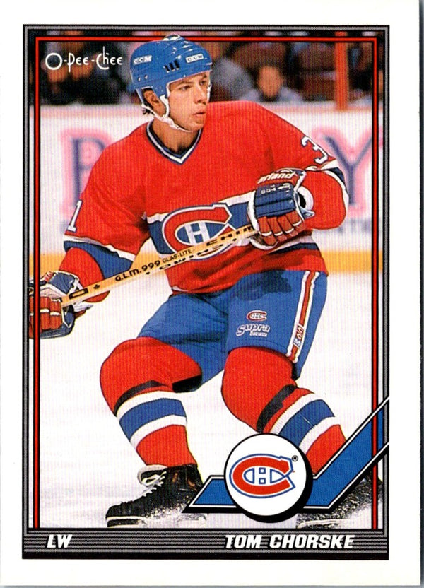 1991 O-Pee-Chee Tom Chorske #287