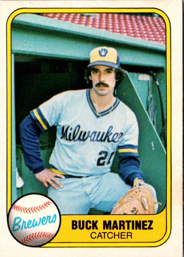 1981 Fleer Buck Martinez #526