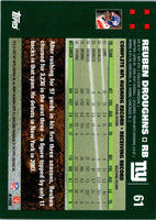 2007 Topps Reuben Droughns #61