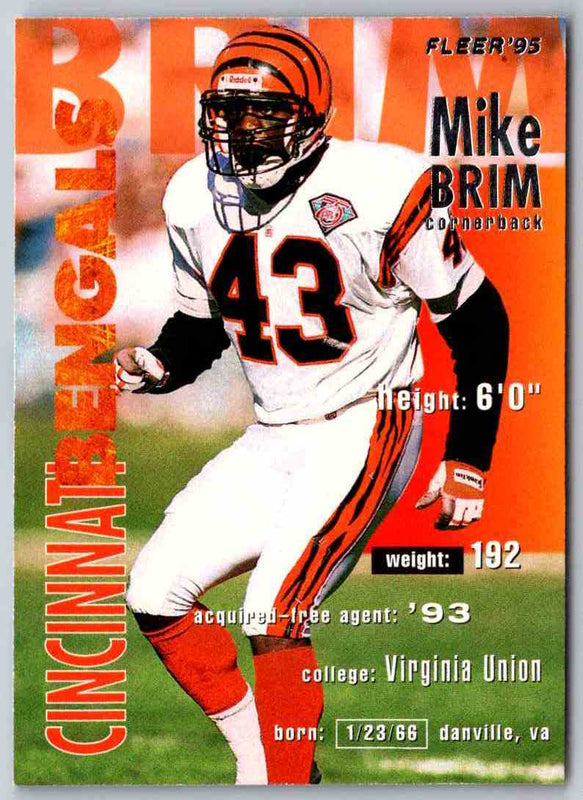 1995 Fleer Mike Brim #64