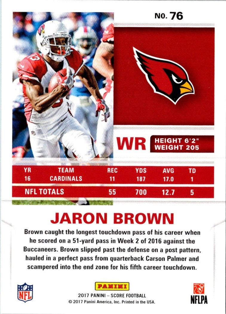 2017 Score Jaron Brown