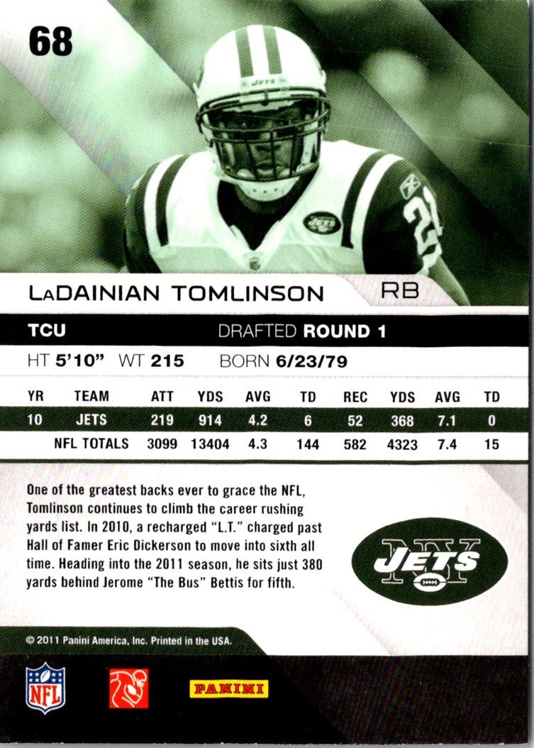 2011 Panini Absolute Memorabilia LaDainian Tomlinson