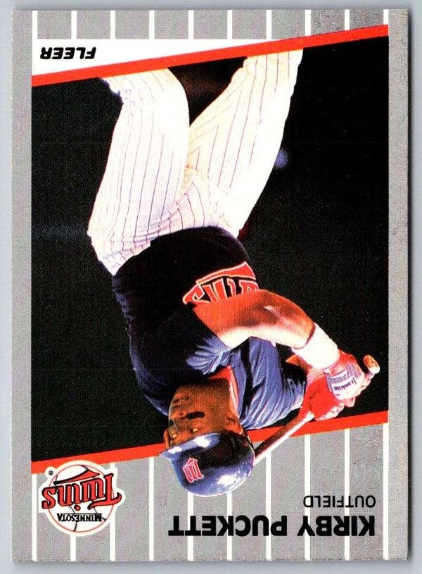 1989 Fleer Kirby Puckett #124