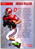 1995 Classic NFL Rookies Instant Energy Sherman Williams #IE13