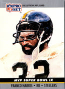 1990 Pro Set Super Bowl MVP Collectibles Franco Harris
