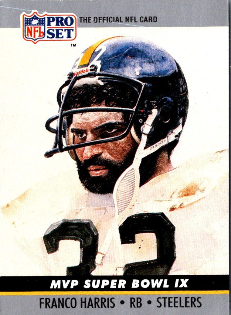 1990 Pro Set Super Bowl MVP Collectibles Franco Harris