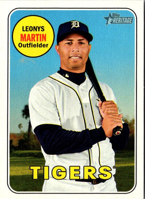 2018 Topps Heritage Leonys Martin #550