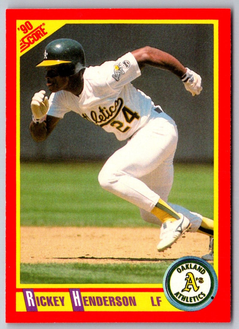 1990 Score Rickey Henderson