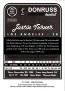 2017 Donruss Justin Turner