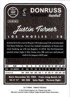 2017 Donruss Justin Turner #107