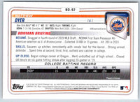2020 Bowman Draft Daniel Cabrera #BD-62