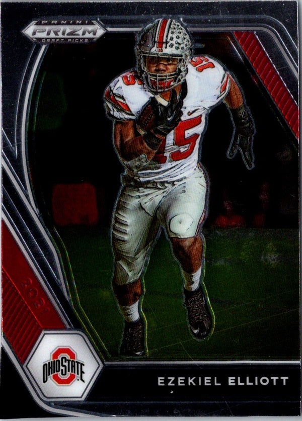 2021 Panini Prizm Draft Picks Collegiate Ezekiel Elliott #87