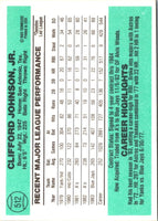 1984 Donruss Cliff Johnson #512