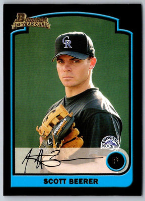 2003 Bowman Chrome Draft Picks & Prospects Scott Beerer #BDP47 Rookie