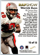 1998 SkyBox Premium Rap Show Warrick Dunn