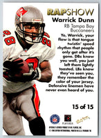 1998 SkyBox Premium Rap Show Warrick Dunn #15