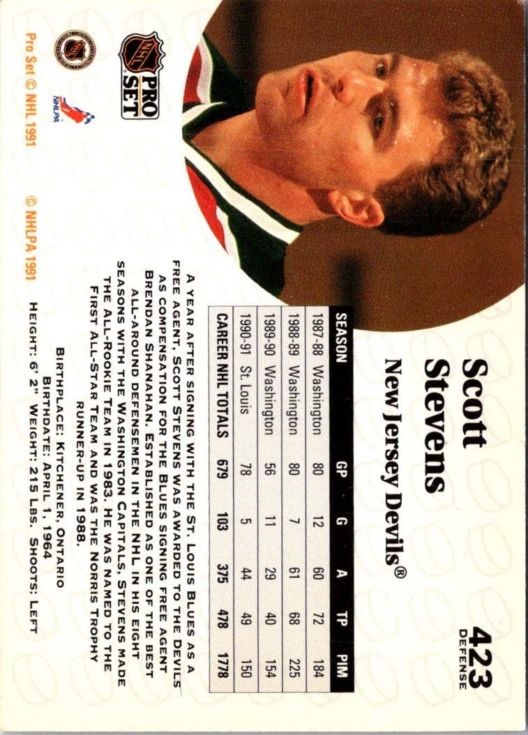 1991 Pro Set Scott Stevens