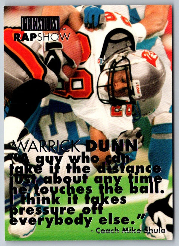 1998 SkyBox Premium Rap Show Warrick Dunn #15