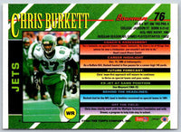 1993 Bowman Football Chris Burkett #76