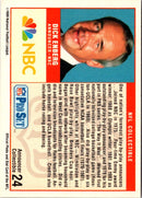 1989 Pro Set Announcers Dick Enberg