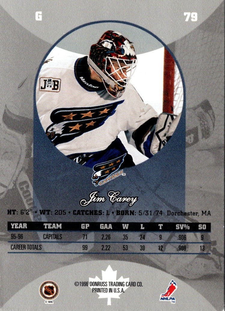 1996 Donruss Canadian Ice Jim Carey