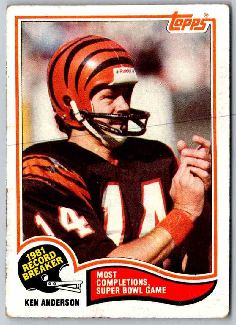 1982 Topps Ken Anderson