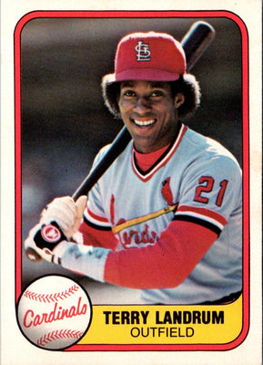 1981 Fleer Terry Landrum #539 Rookie