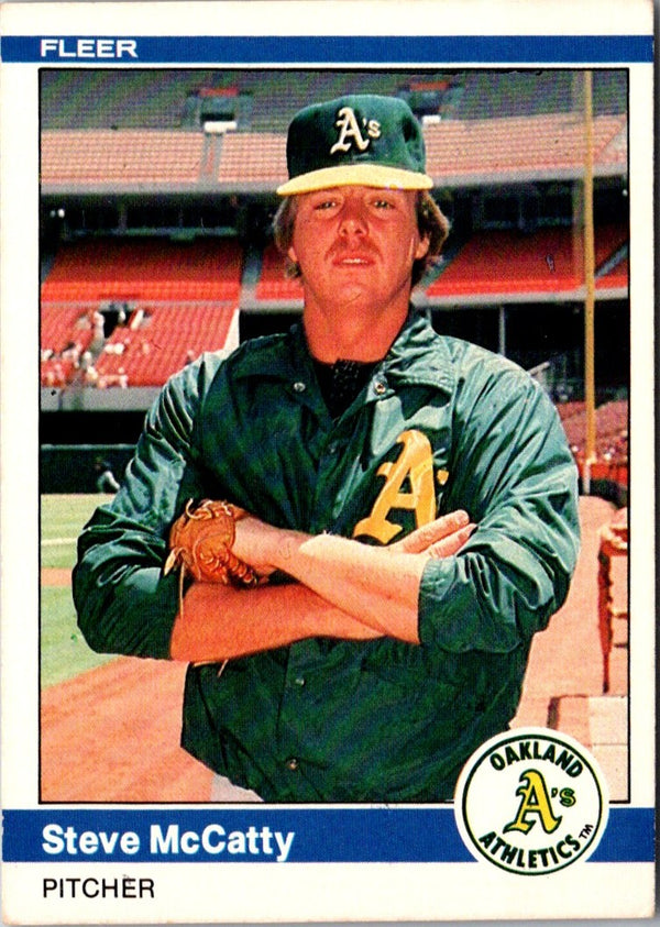 1984 Fleer Steve McCatty #454