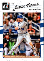 2017 Donruss Justin Turner #107