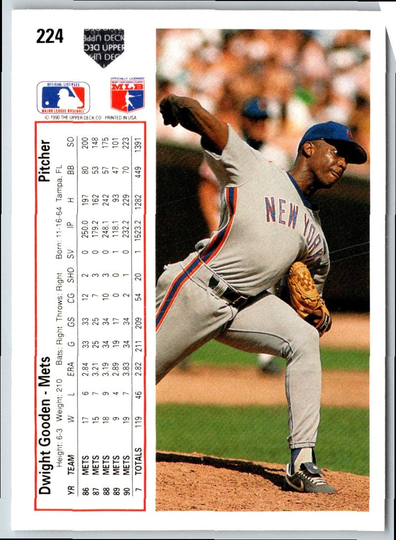 1992 Leaf Black Gold Dwight Gooden
