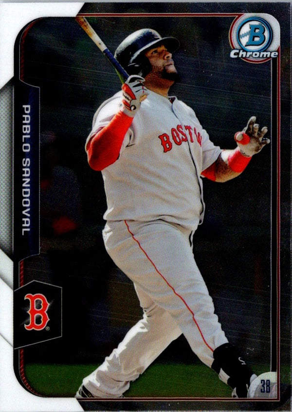 2015 Bowman Chrome Pablo Sandoval #50