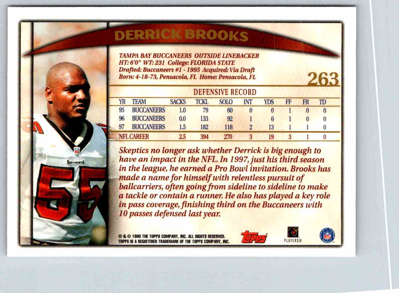 1998 Topps Derrick Brooks