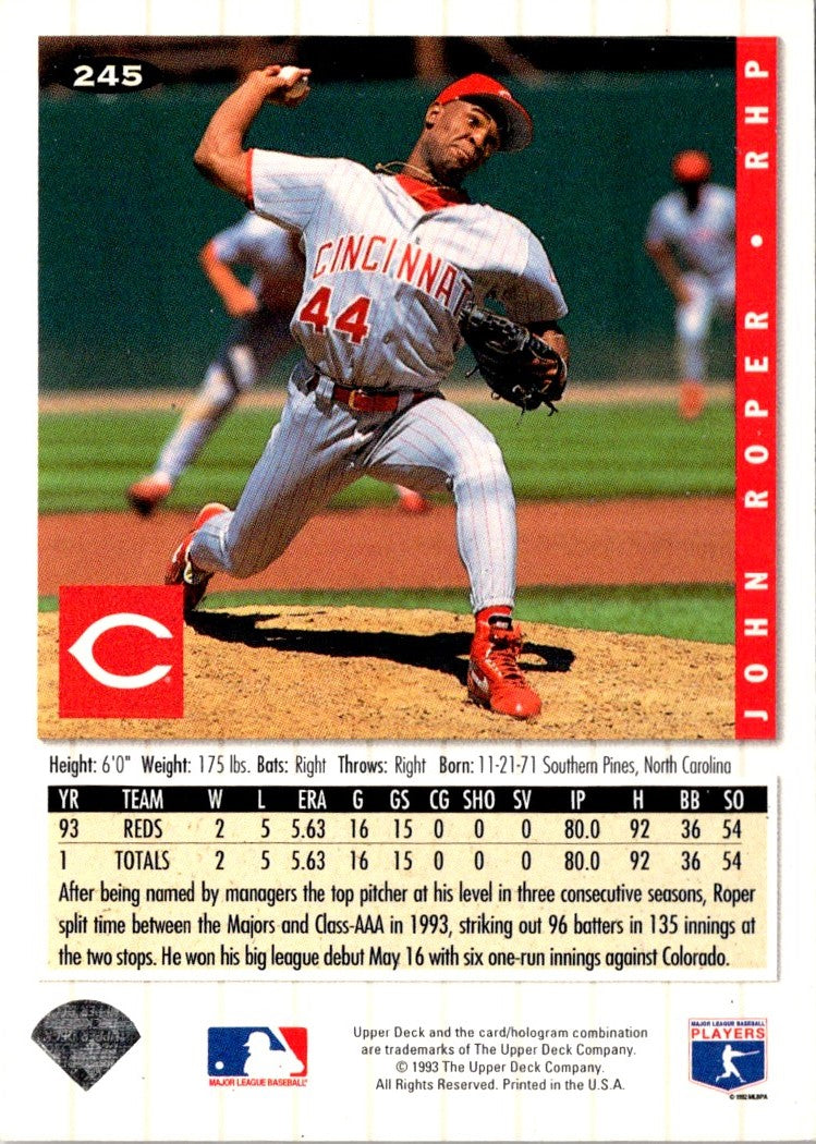 1994 Collector's Choice John Roper