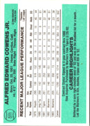 1984 Donruss Al Cowens