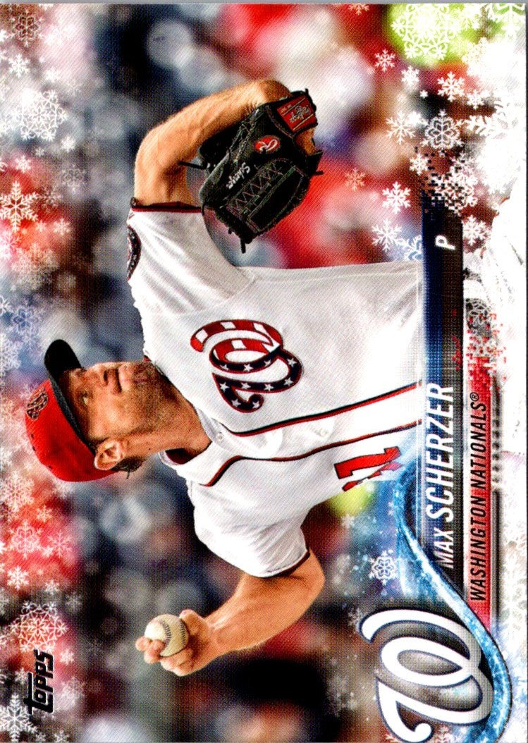 2018 Topps Holiday Max Scherzer