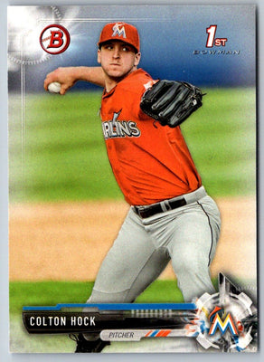 2017 Bowman Draft Colton Hock #BD-196