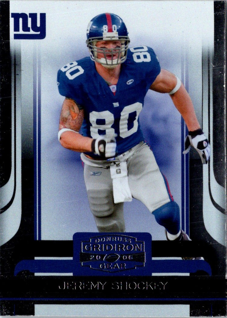 2006 Donruss Gridiron Gear Jeremy Shockey