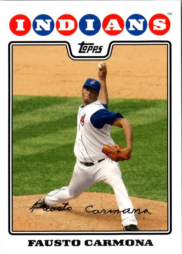 2008 Topps Fausto Carmona #375