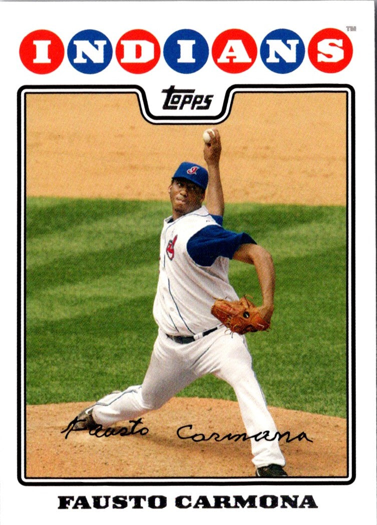 2008 Topps Fausto Carmona