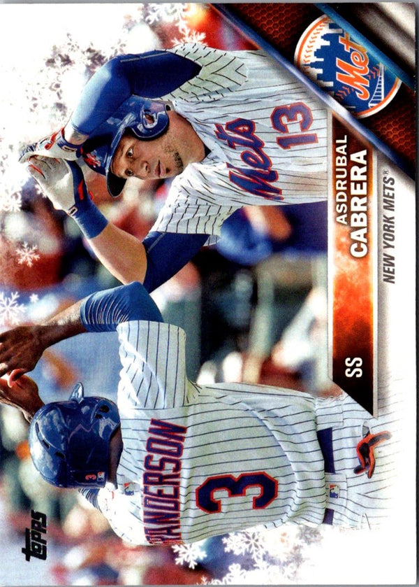 2016 Topps Holiday Baseball Asdrubal Cabrera #HMW50