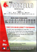 2017 Finest Rick Porcello #52