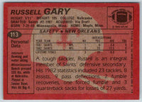 1983 Topps Russell Gary #113
