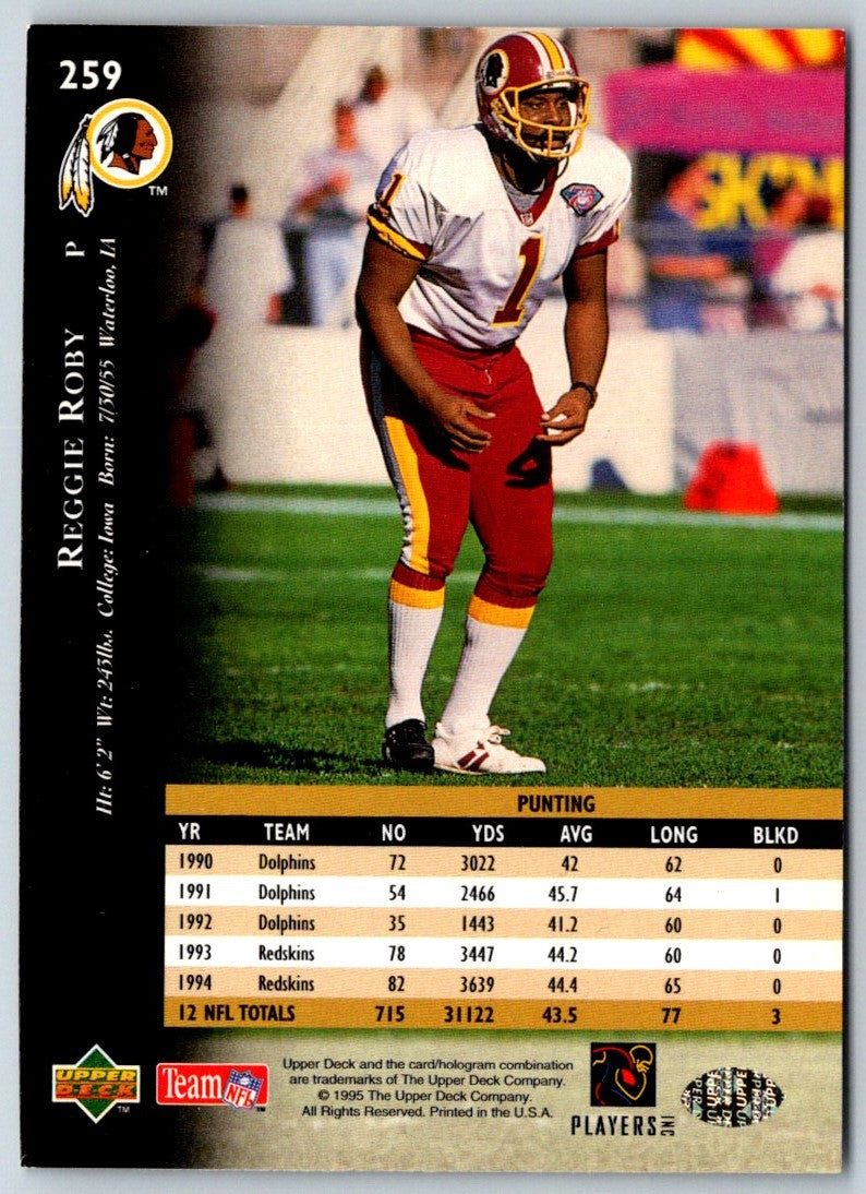 1995 Upper Deck Electric Gold Reggie Roby