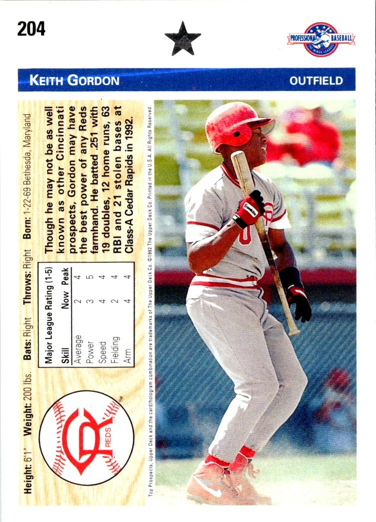 1992 Upper Deck Minors Keith Gordon