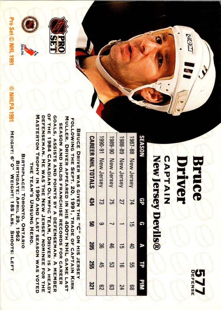 1991 Pro Set Bruce Driver