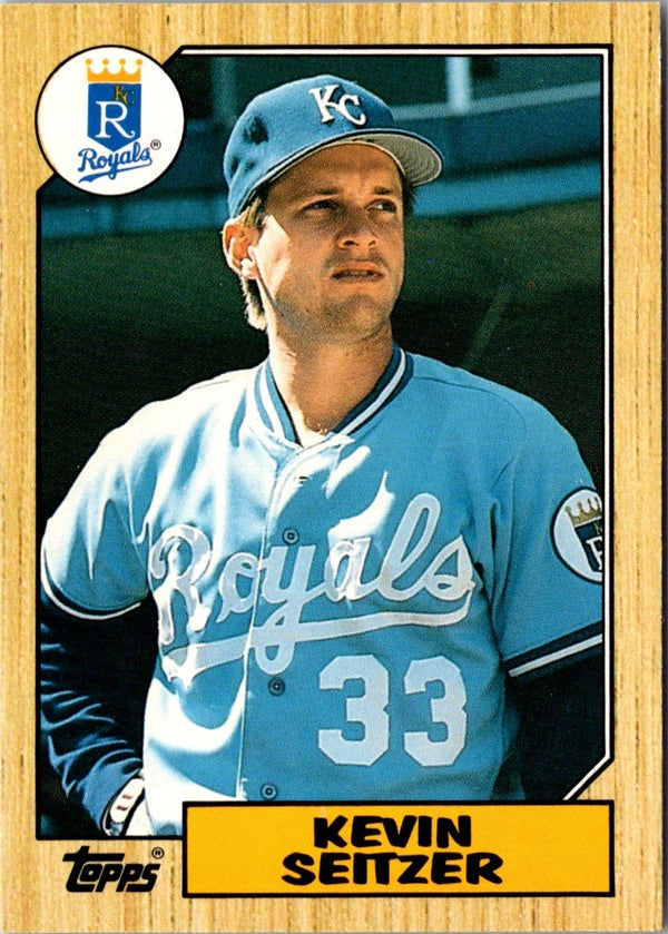 1987 Topps Traded Kevin Seitzer #111T