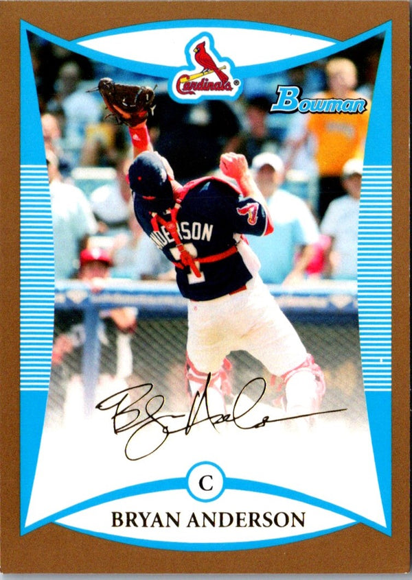 2008 Bowman Draft Picks & Prospects Chrome Bryan Anderson #BDPP96