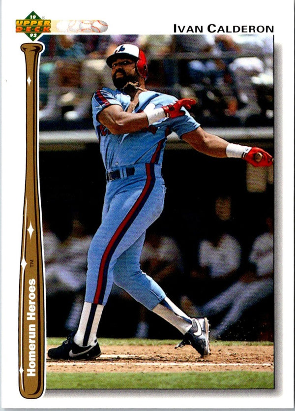 1992 Upper Deck Home Run Heroes Ivan Calderon #HR24