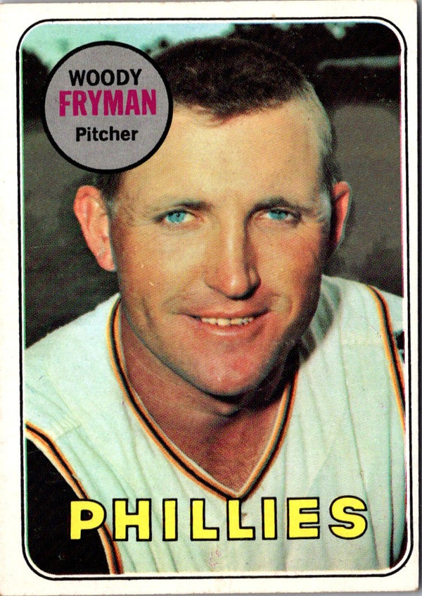 1969 Topps Woody Fryman #51 EX