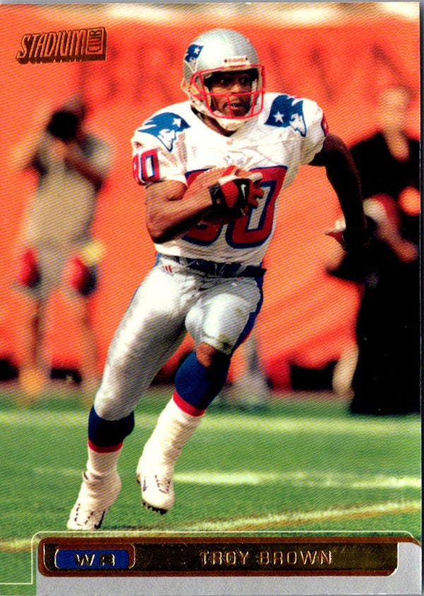 2001 Stadium Club Troy Brown #86